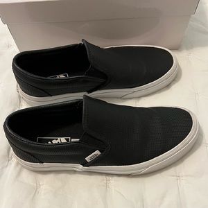 Vans Slip-on Perf Leather Women’s Size 8